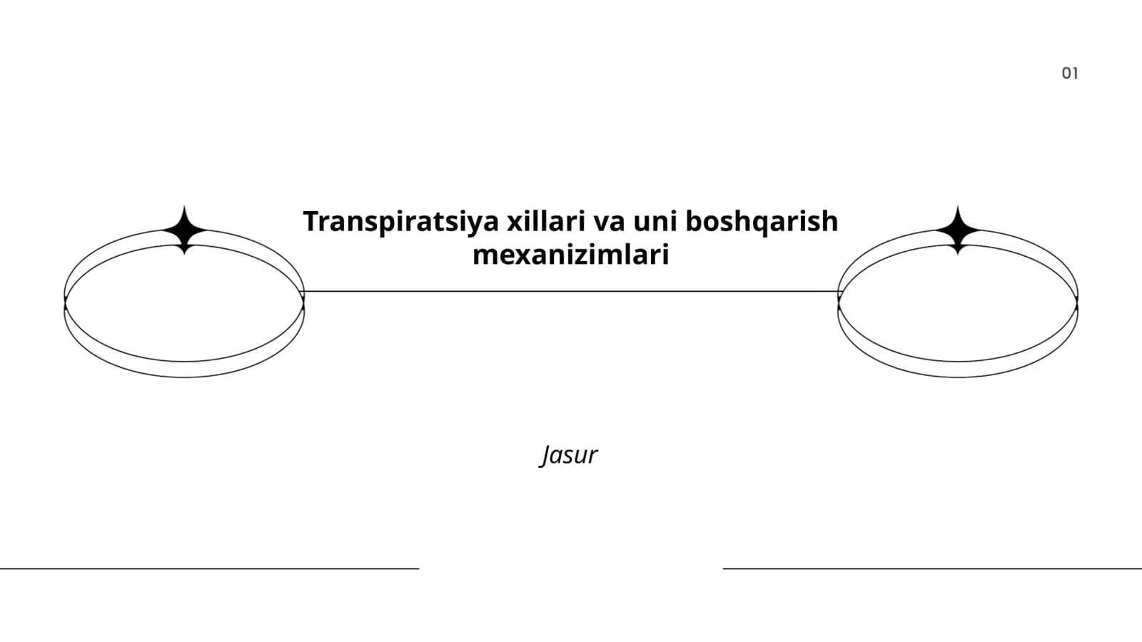 Transpiratsiya xillari va uni boshqarish mexanizimlari