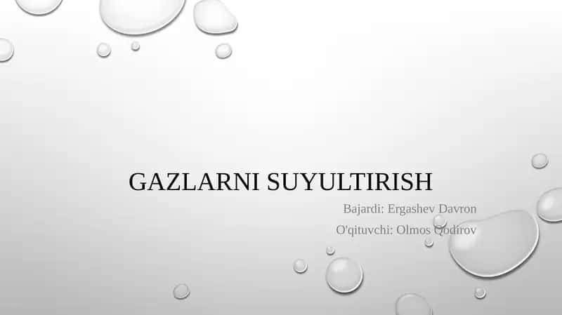 Gazlarni suyultirish