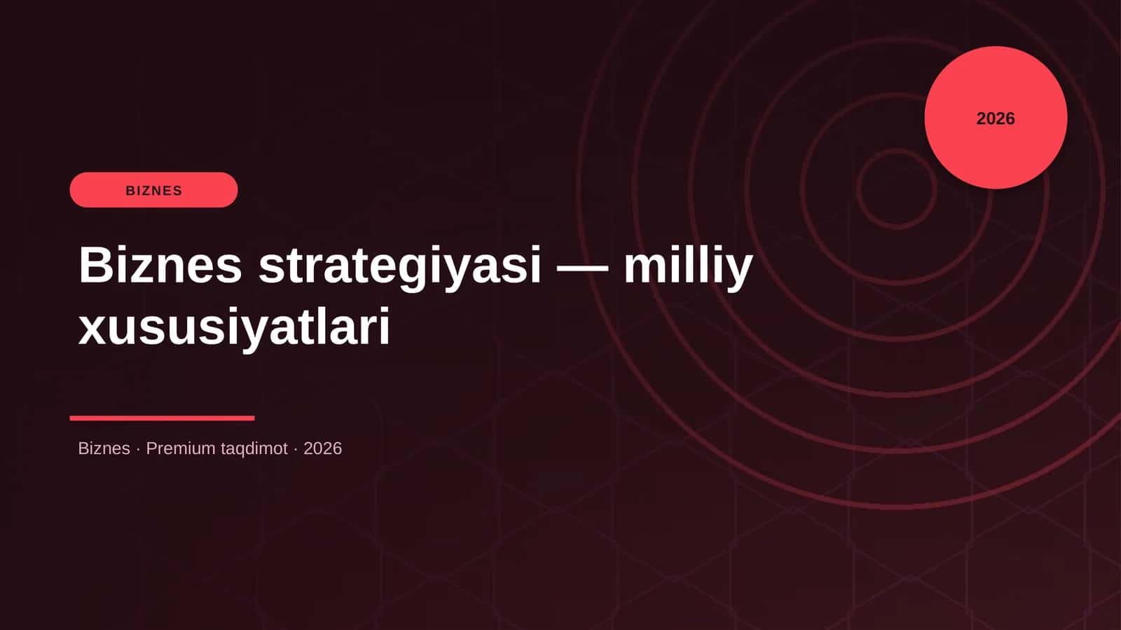 Biznes strategiyasi — milliy xususiyatlari