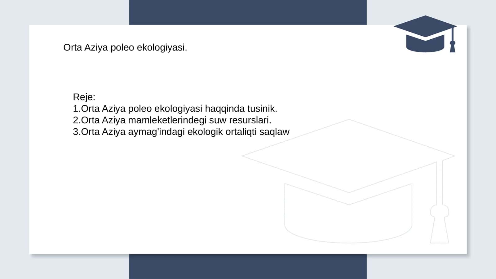 Orta Aziya poleo ekologiyasi