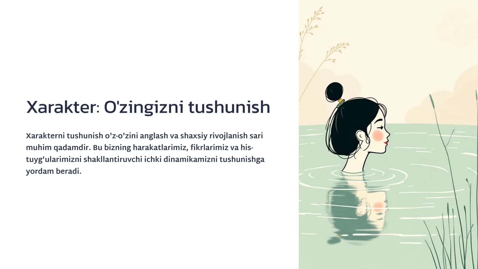 Xarakter: O'zingizni tushunish