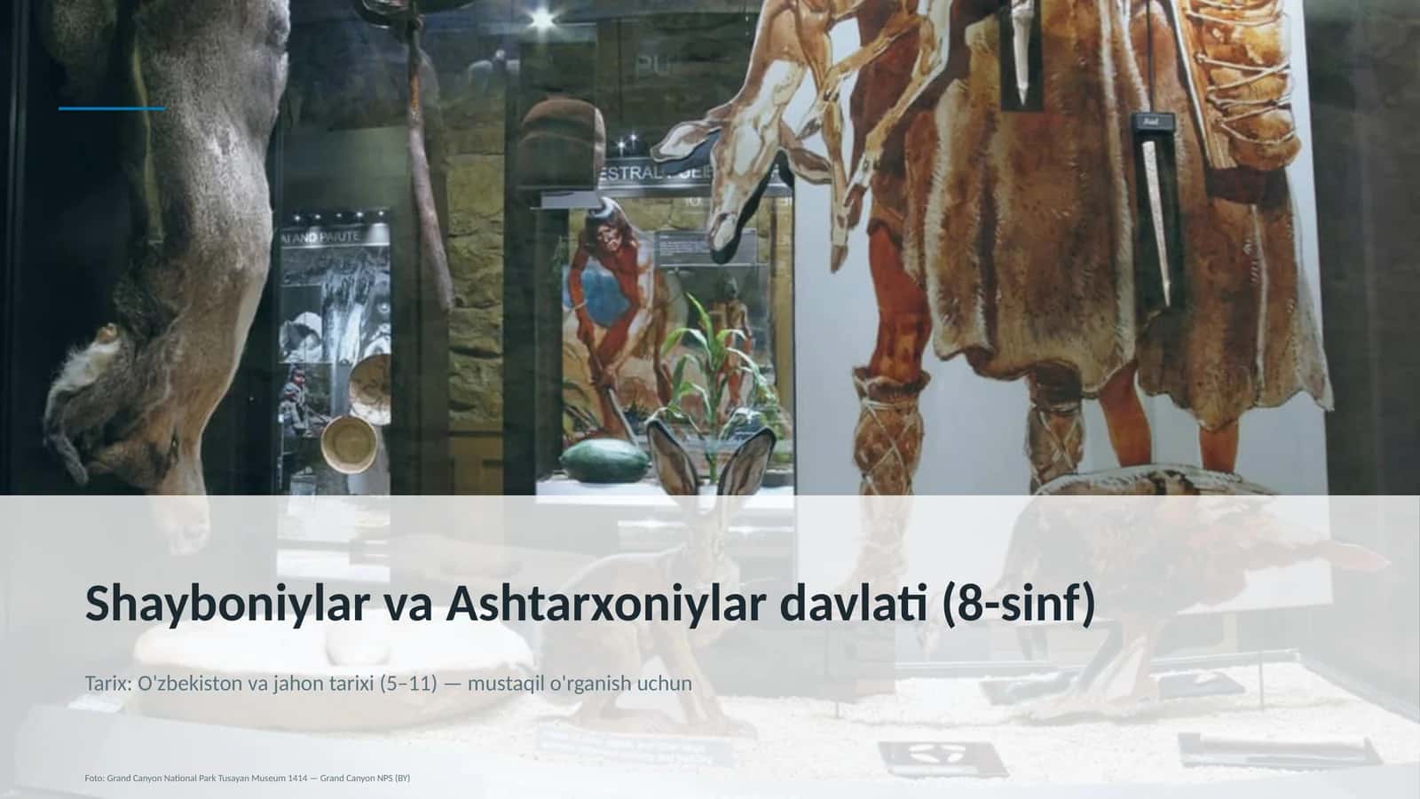 Shayboniylar va Ashtarxoniylar davlati (8-sinf)