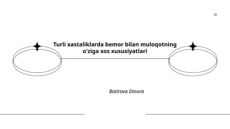 Onkologik kasallikdagi bemor bilan muloqotning o'ziga xos xususiyatlari