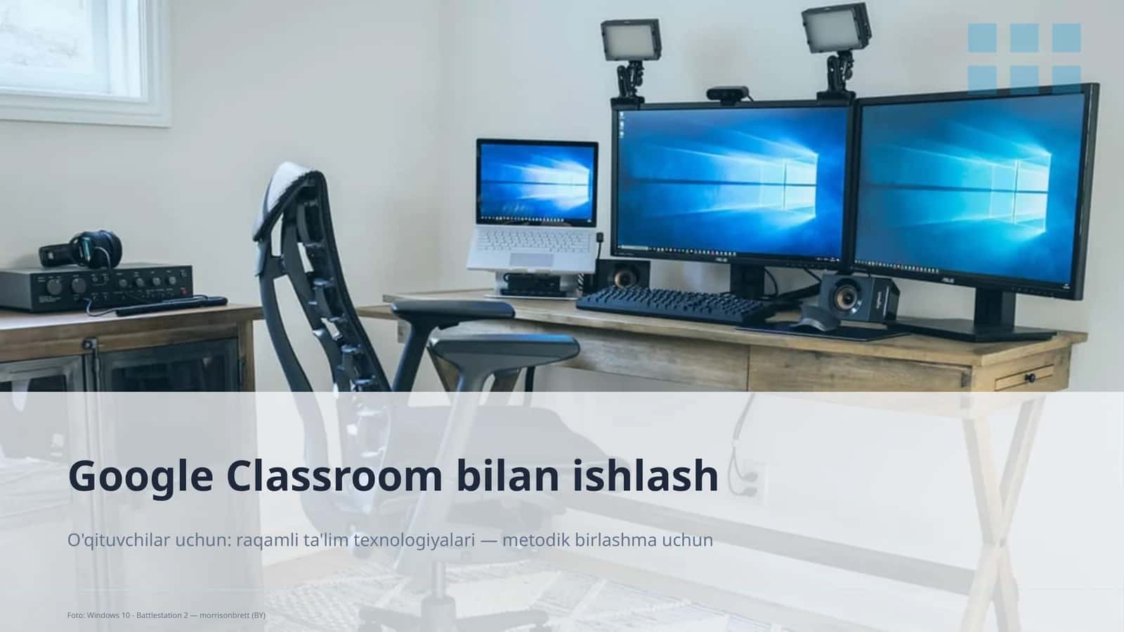 Google Classroom bilan ishlash