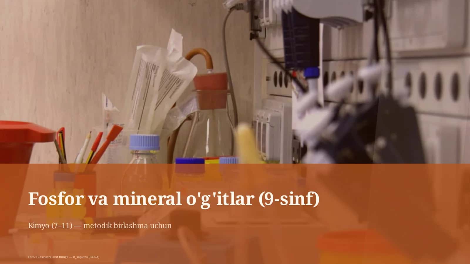 Fosfor va mineral o'g'itlar (9-sinf)