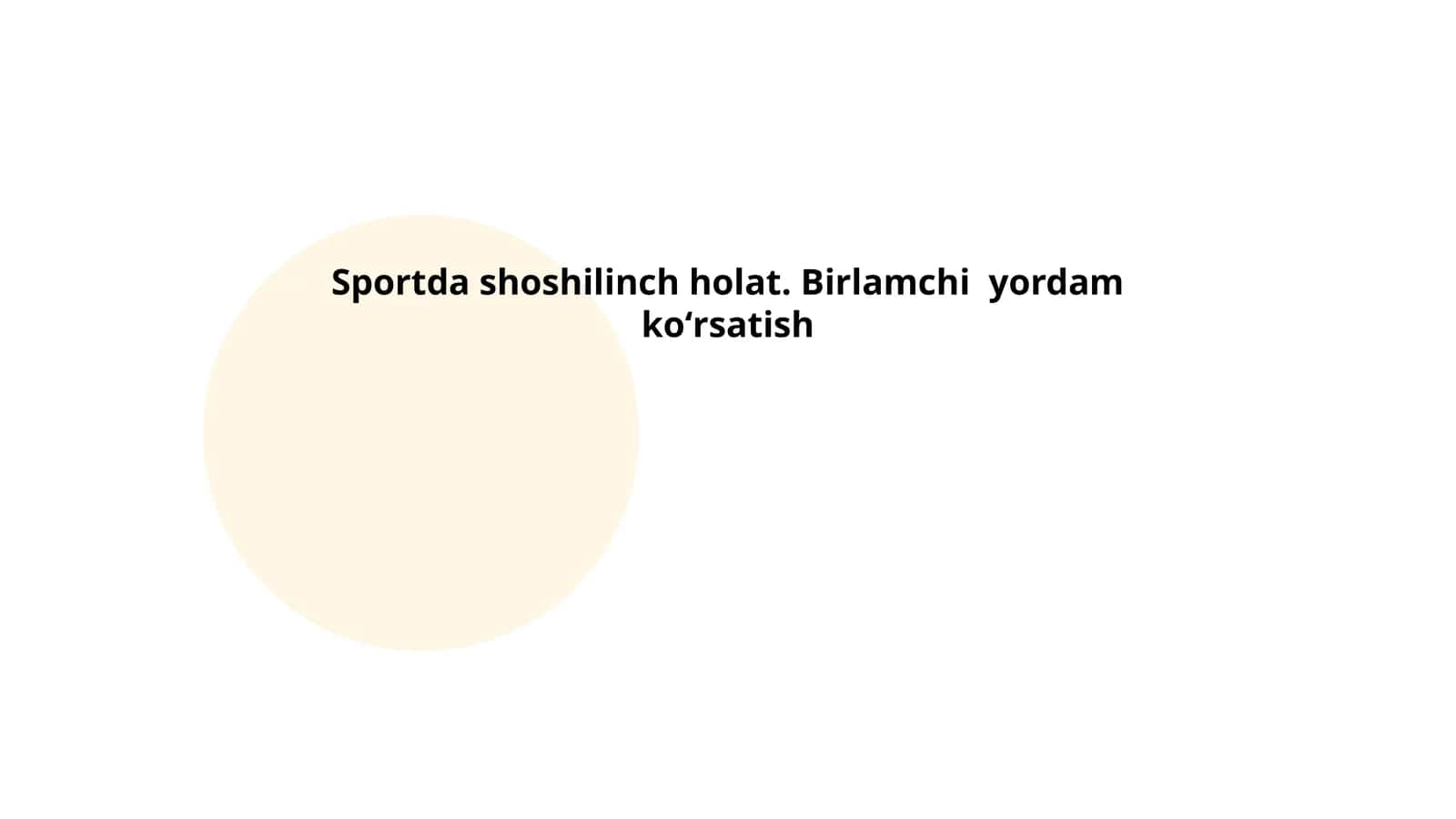 Tana jarohatlari