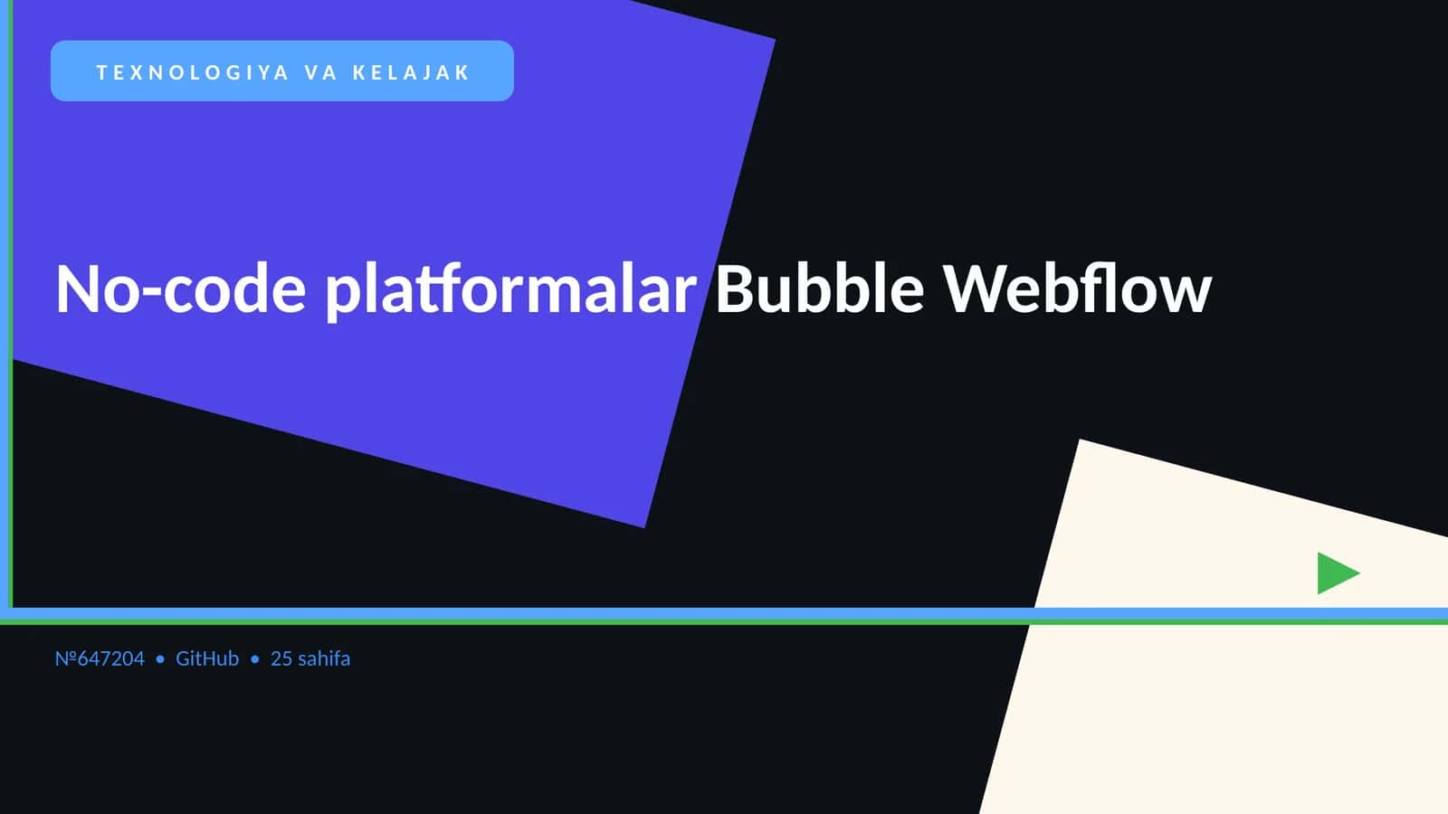 No-code platformalar Bubble Webflow