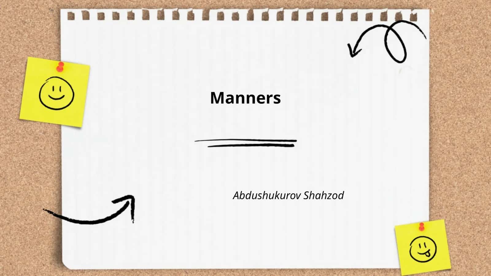 Manners