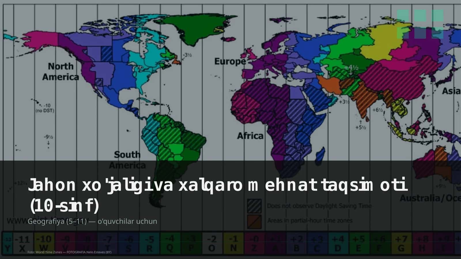 Jahon xo'jaligi va xalqaro mehnat taqsimoti (10-sinf)