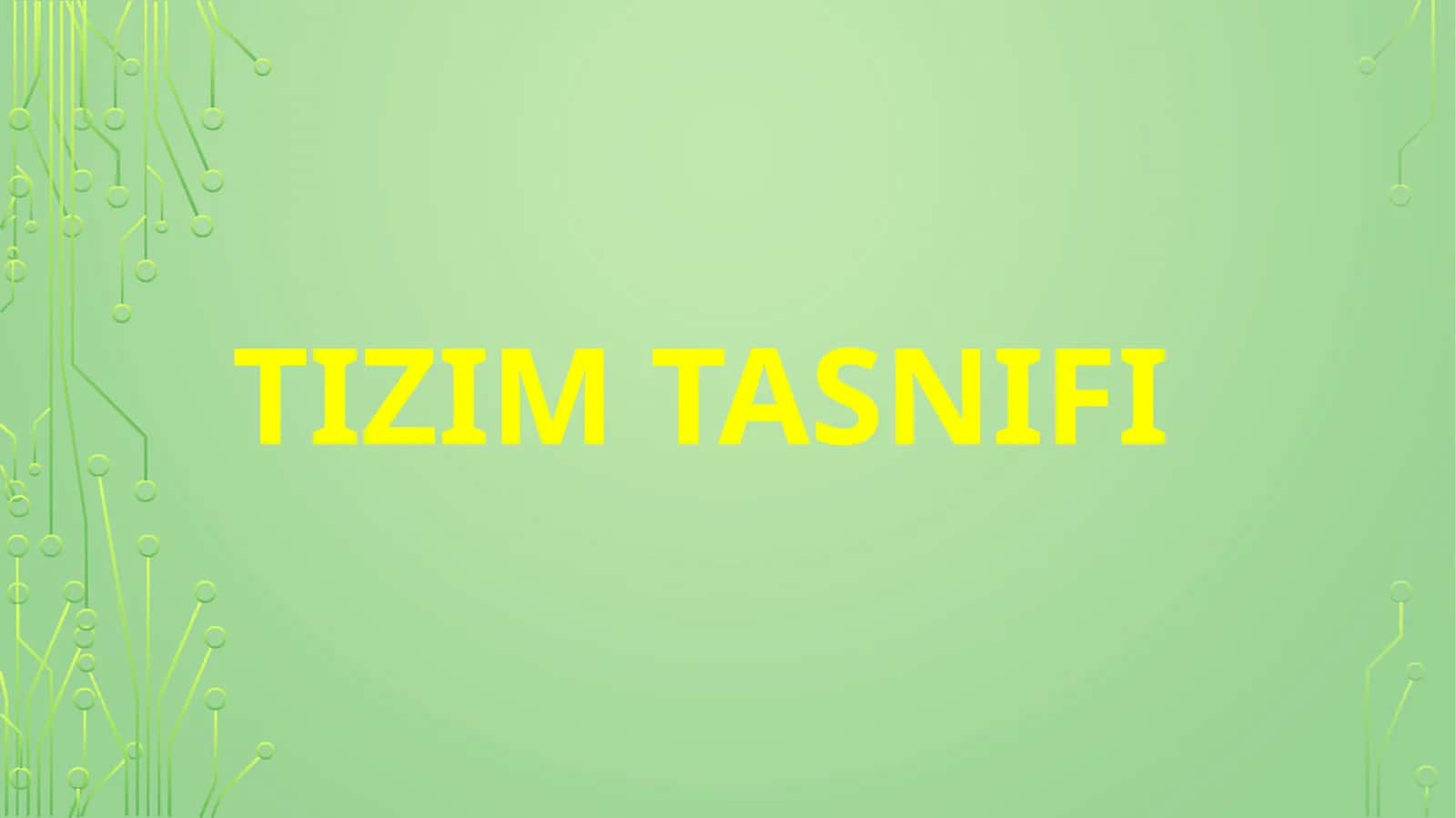 Tizimtasnifi