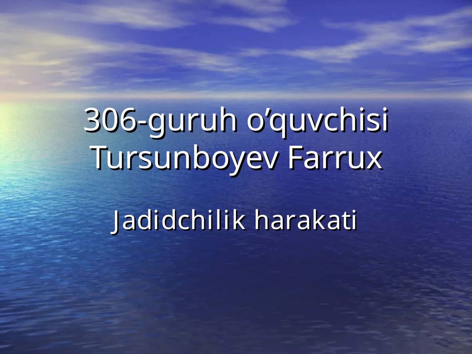 Jadidlar haqida