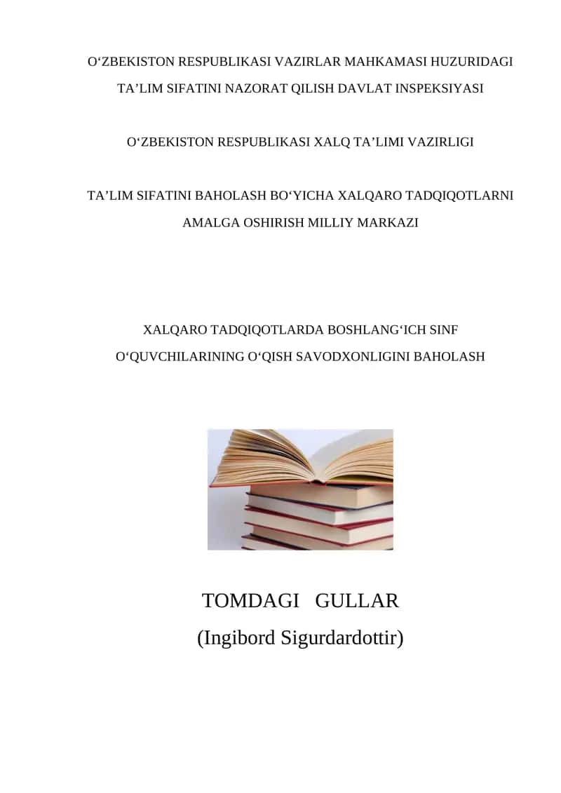 TOMDAGI GULLAR
