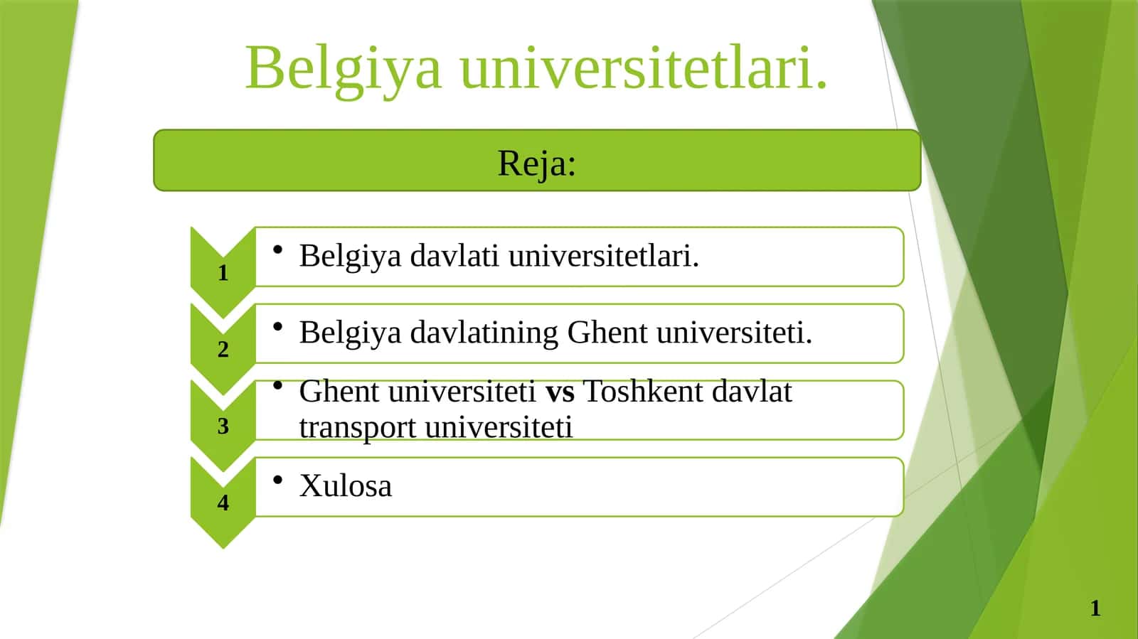 Belgiya universitetlari