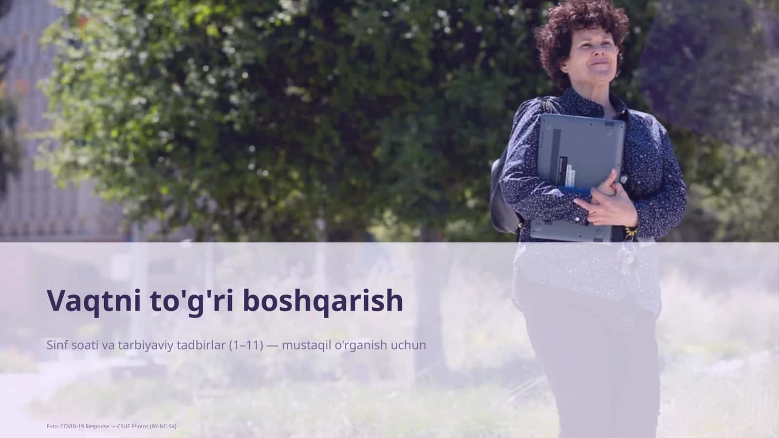 Vaqtni to'g'ri boshqarish