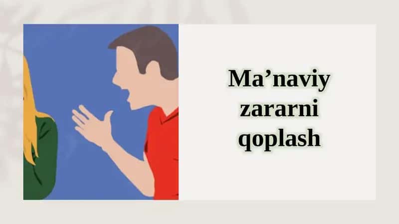 Ma’naviy zarar