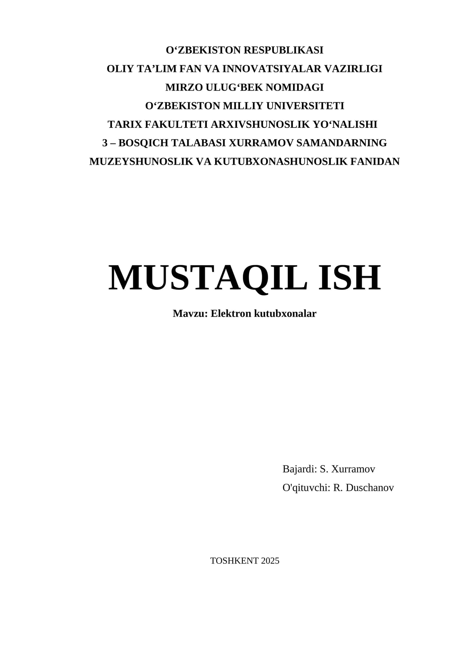Elektron kutubxonalar