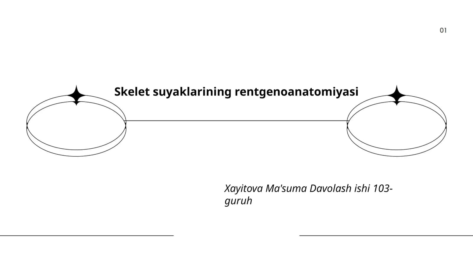 Skelet suyaklarining rentgenoanatomiyasi