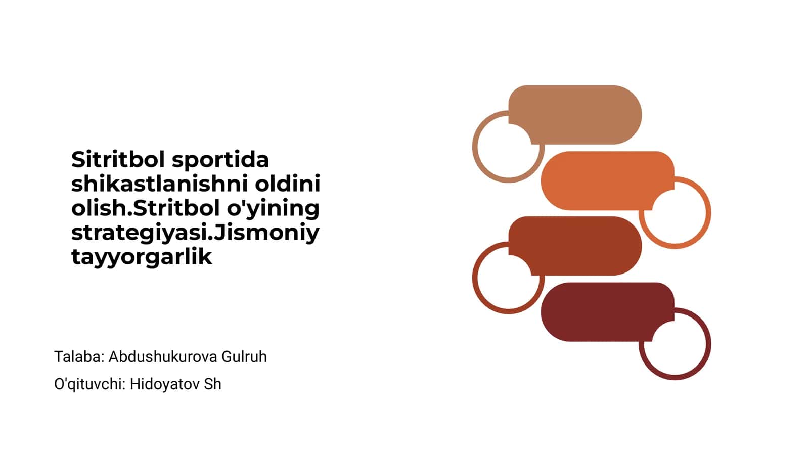 Sitritbol sportida shikastlanishni oldini olish
