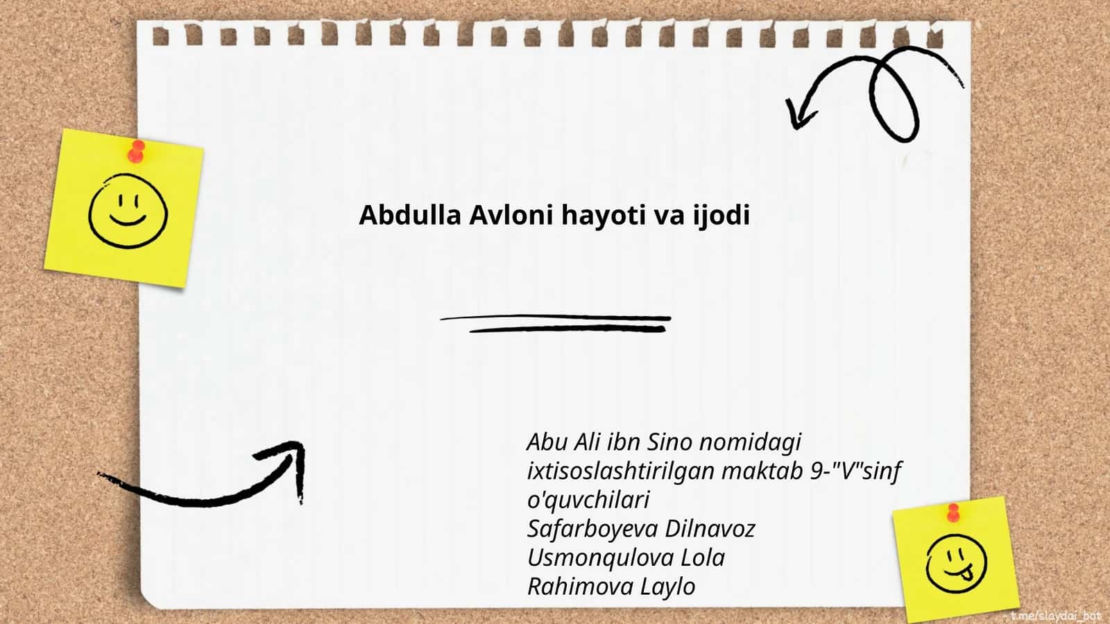 Abdulla Avloni hayoti va ijodi