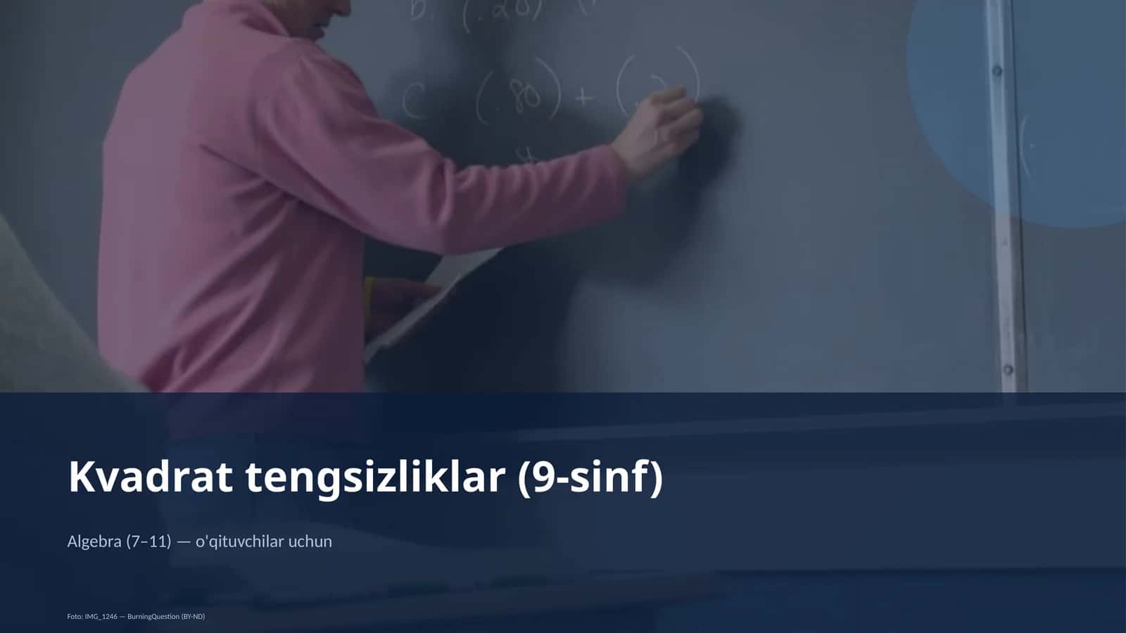 Kvadrat tengsizliklar (9-sinf)
