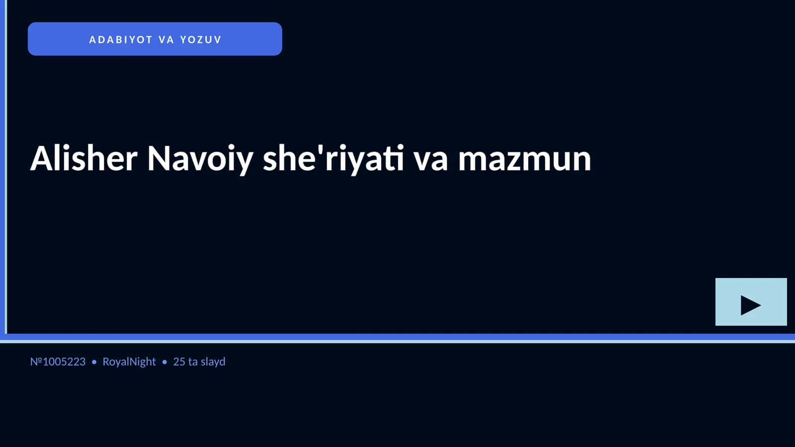 Alisher Navoiy she'riyati va mazmun