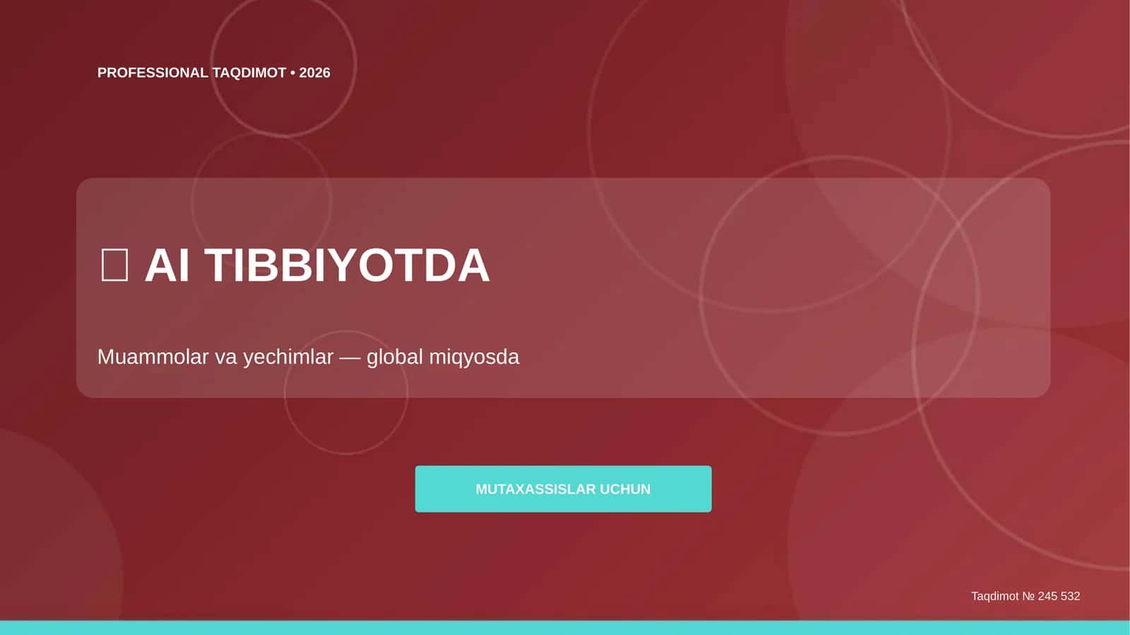 AI Tibbiyotda Muammolar va Yechimlar