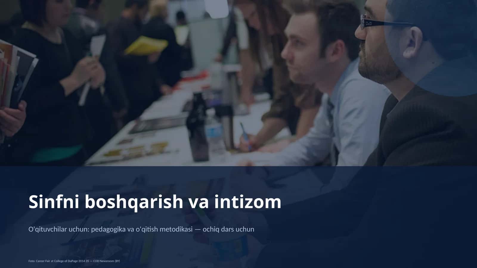 Sinfni boshqarish va intizom