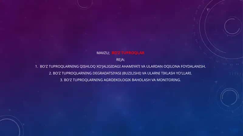 Bo'z Tuproqlar