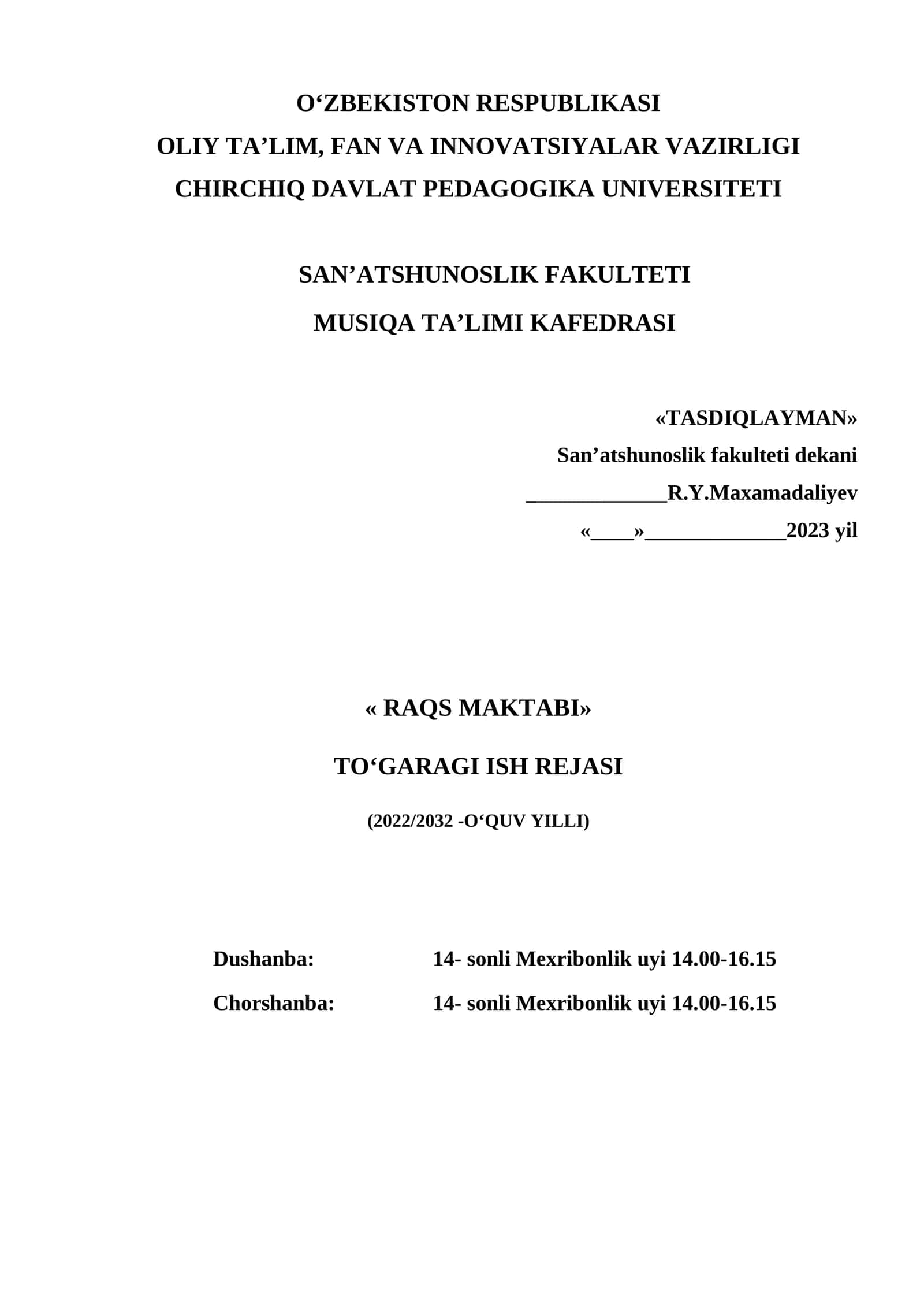 RAQS MAKTABI