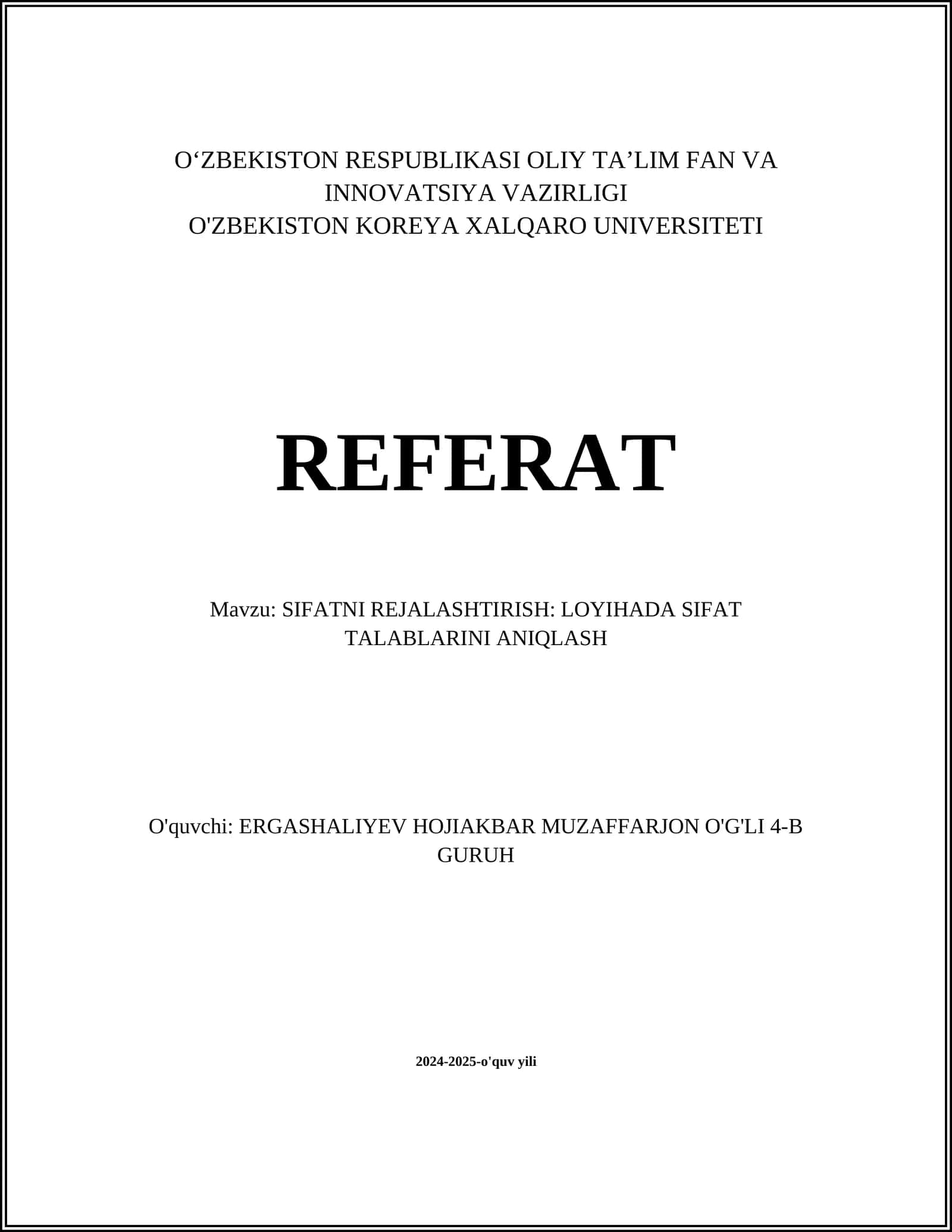 Sifat menejmenti asoslari