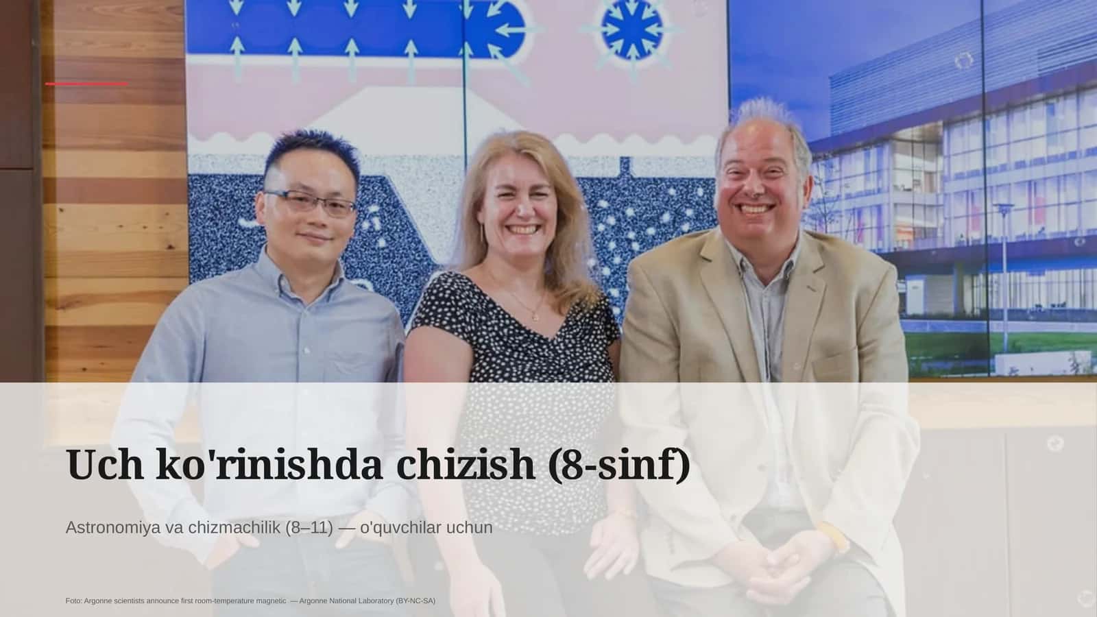 Uch ko'rinishda chizish (8-sinf)