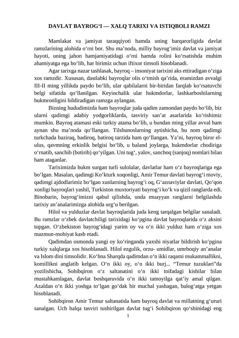 DAVLAT BAYROG‘I