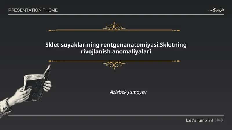 Sklet suyaklarining rentgenanatomiyasi
