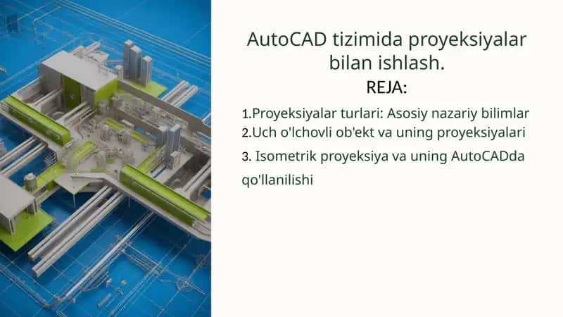 Proyeksiyalar bilan ishlash