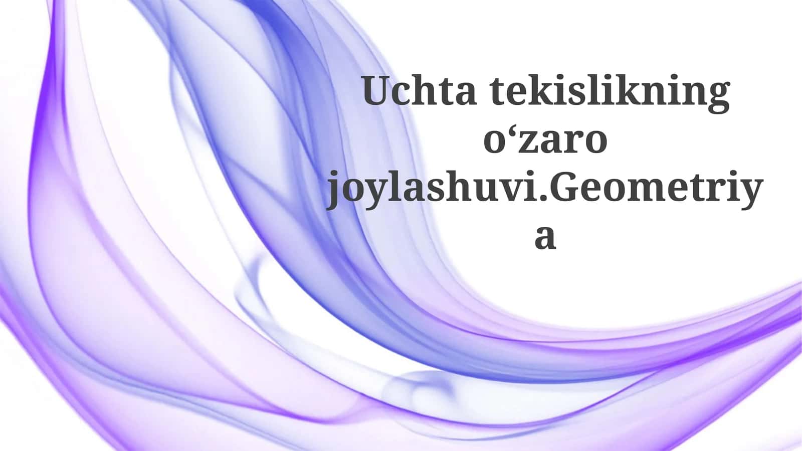 Geometriya