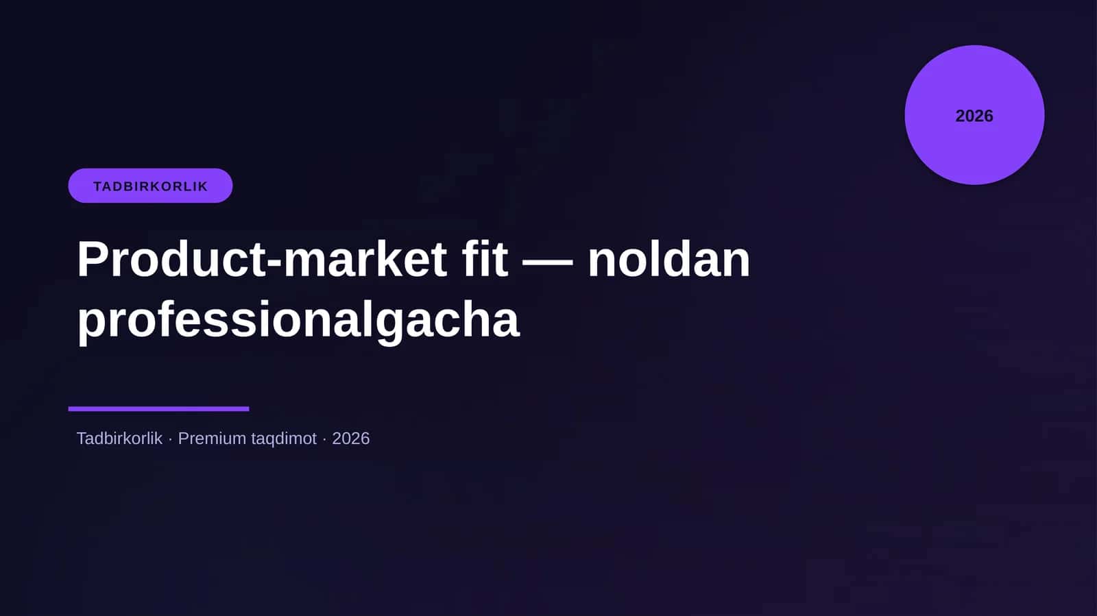 Product-market fit — noldan professionalgacha