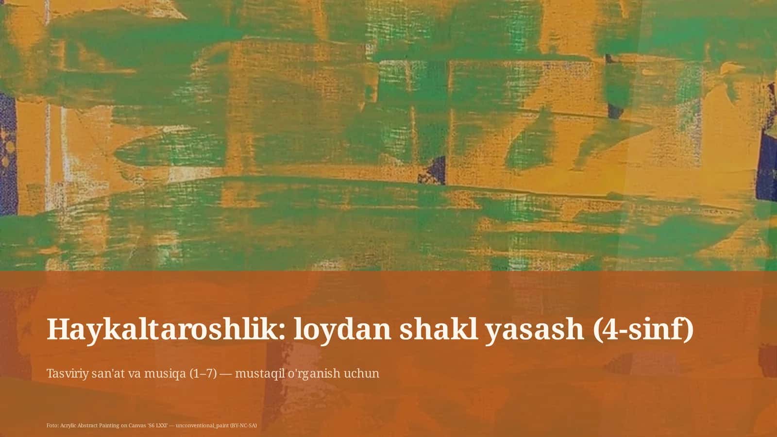 Foto: Acrylic Abstract Painting on Canvas 'S6 LXXI'