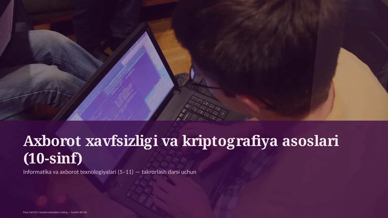 Informatika va axborot texnologiyalari (5-11)