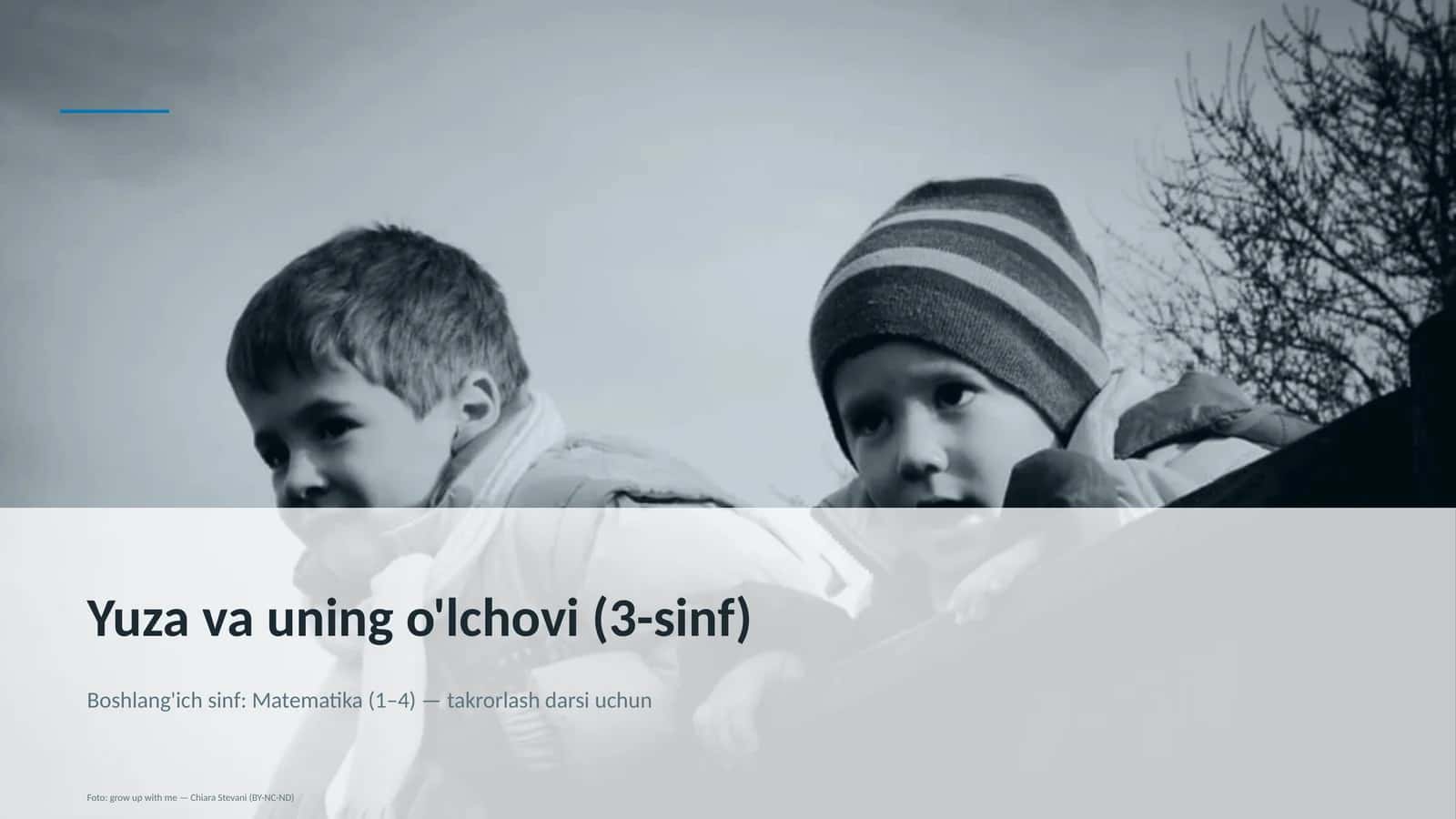 Yuza va uning o'lchovi (3-sinf)