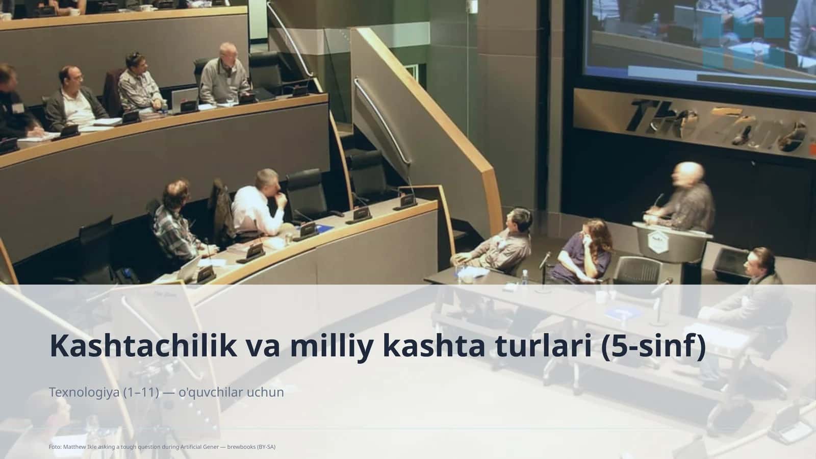 Kashtachilik va milliy kashta turlari (5-sinf)