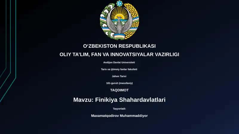 Finikiya Shahardavlatlari