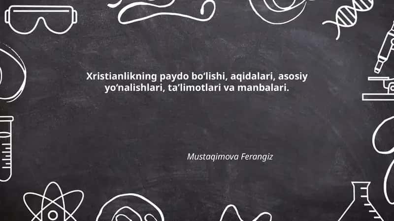 Xristianlikning paydo bo‘lishi