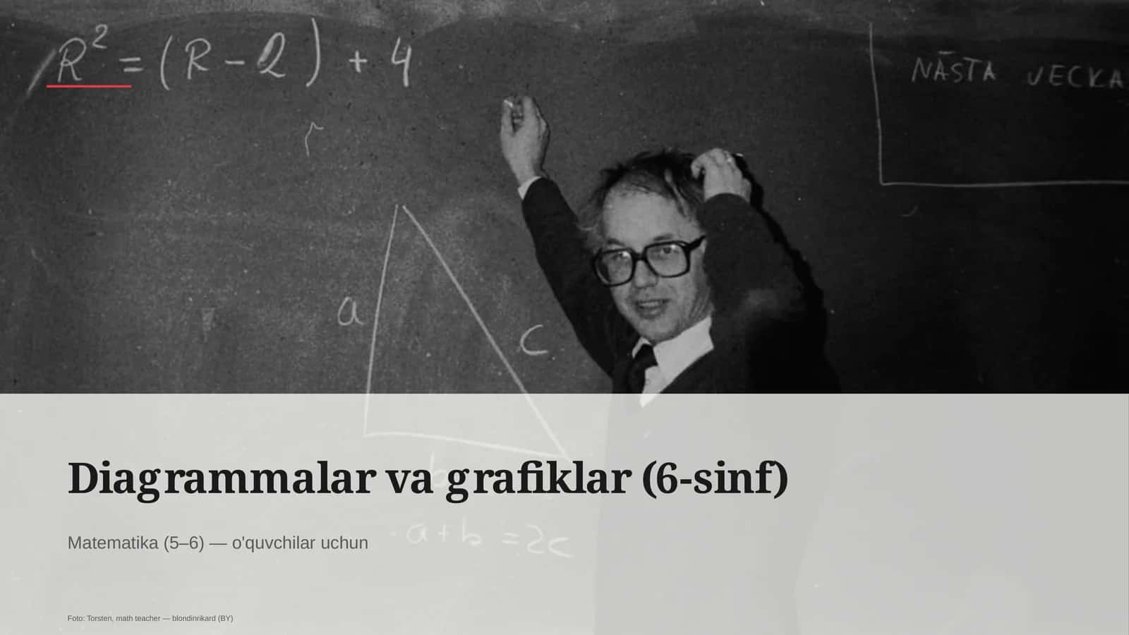Diagrammalar va grafiklar (6-sinf)