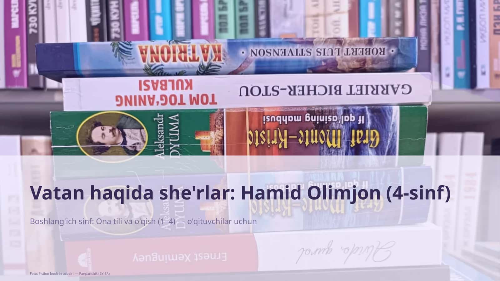Ona tili va o'qish (1–4) — o'qituvchilar uchun