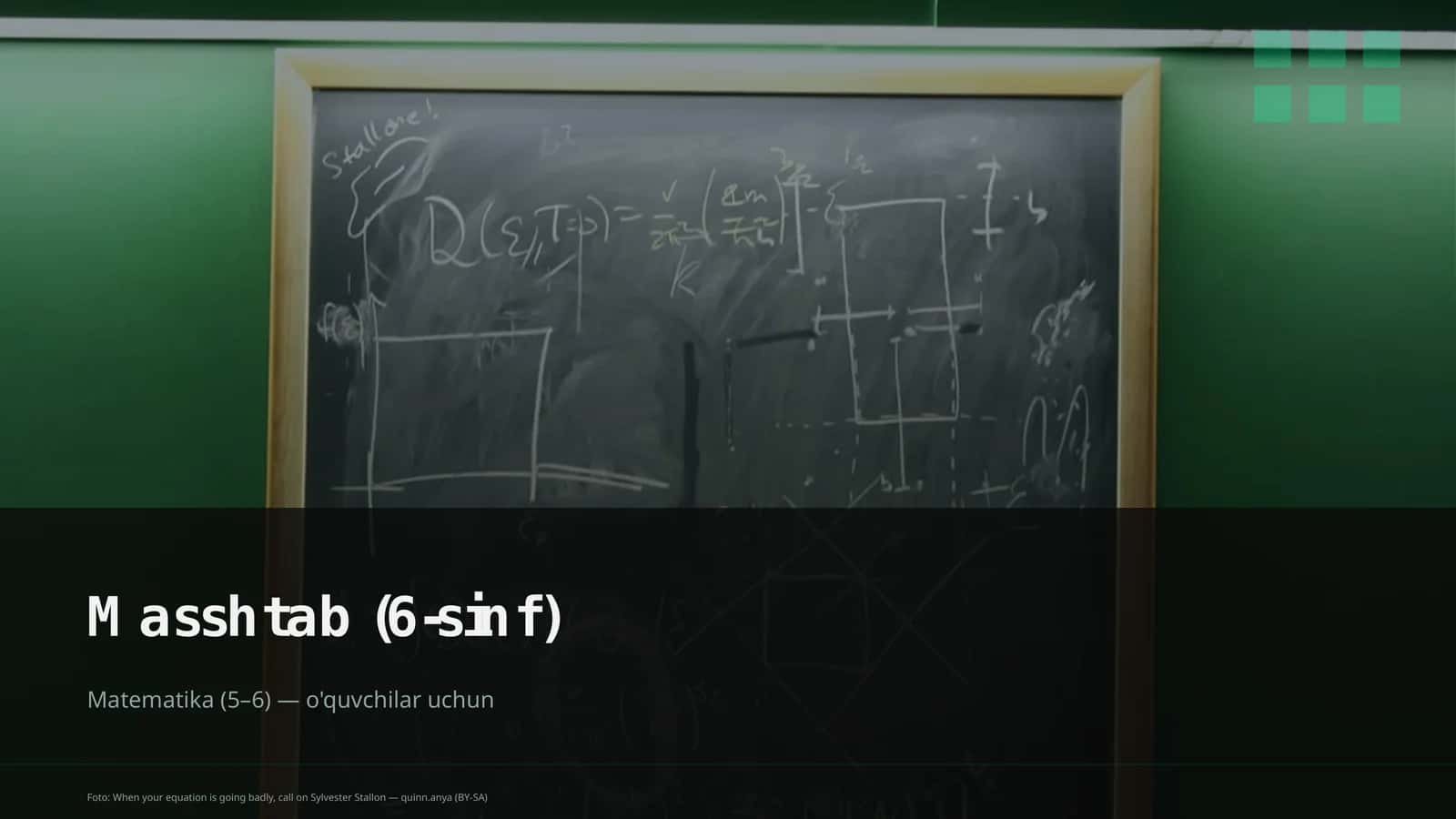 Masshtab (6-sinf)