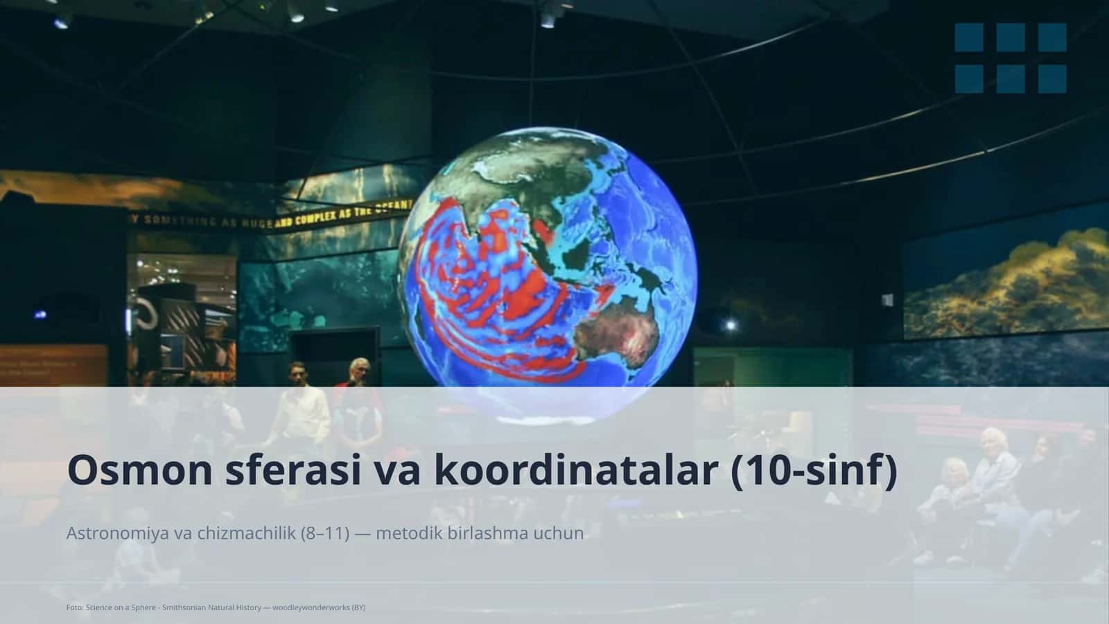 Osmon sferasi va koordinatalar (10-sinf)