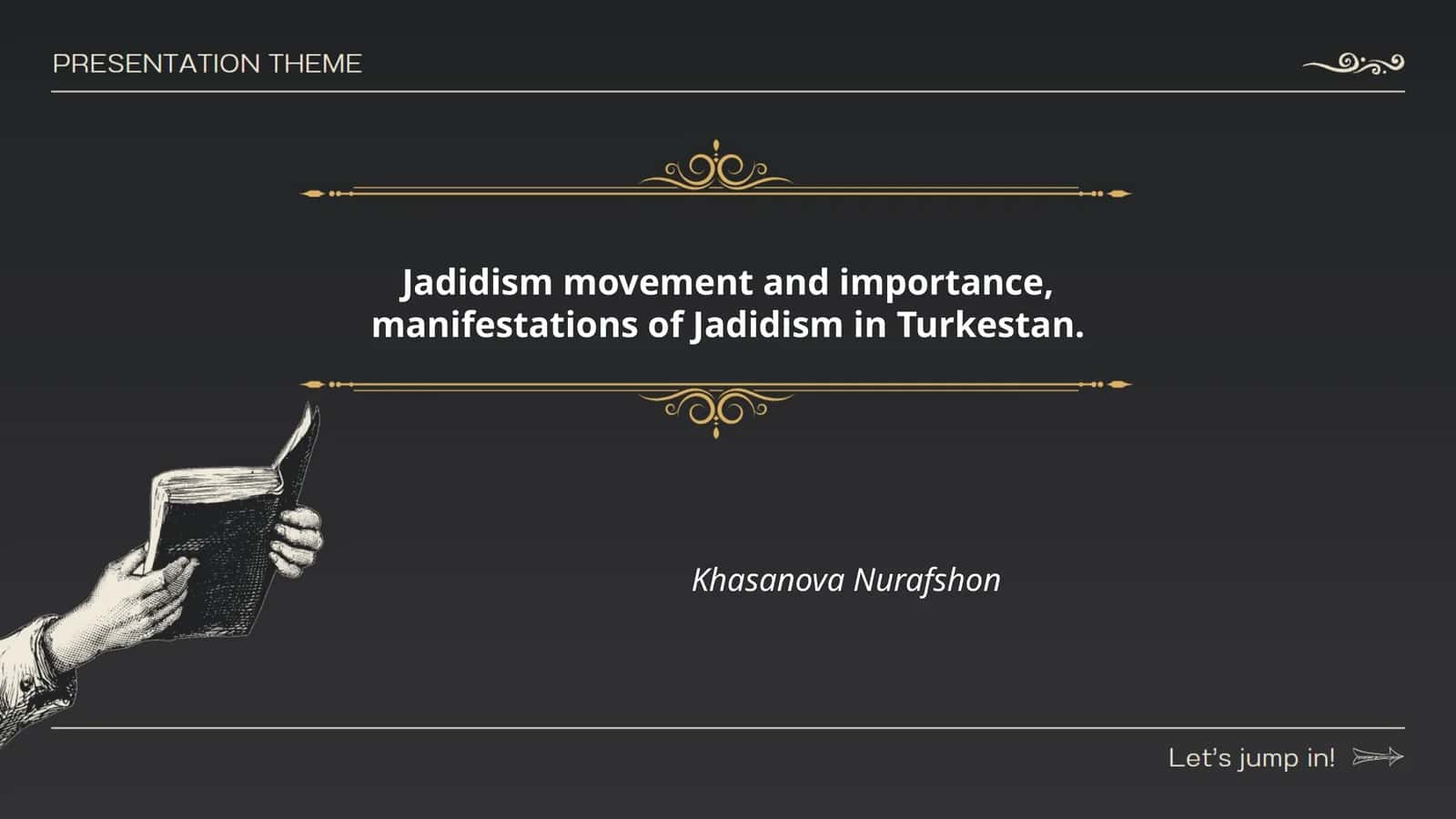 Origins of the Jadidism Movement