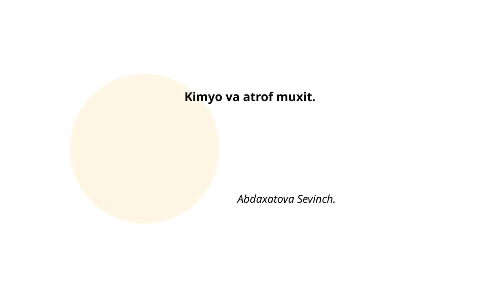 Atrof-muhit ifloslanishi