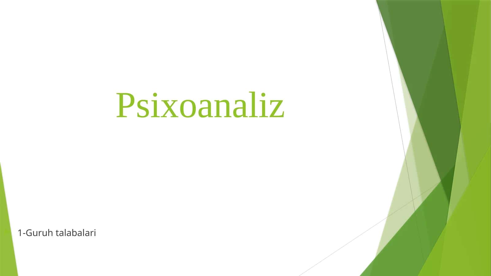 Psixoanaliz