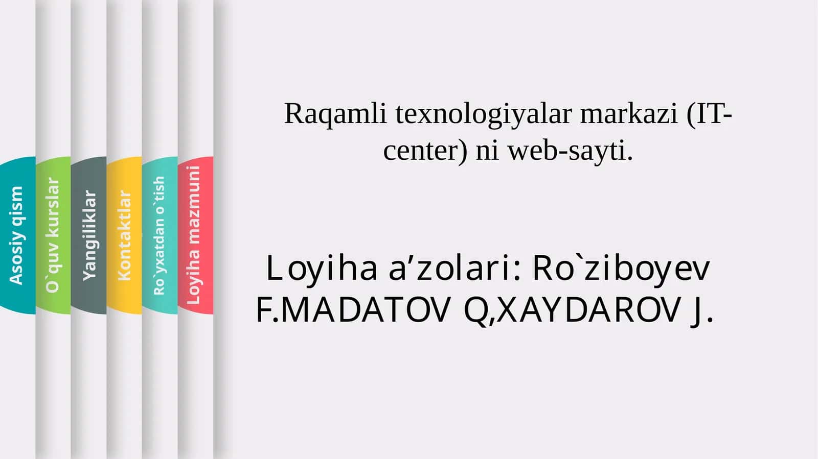 Raqamlar texnologiyalari markazi (IT-center)